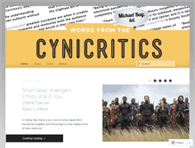 Tablet Screenshot of cynicritics.com